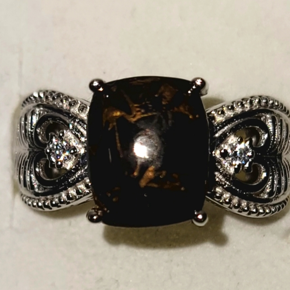 Matrix  Shungite Ring